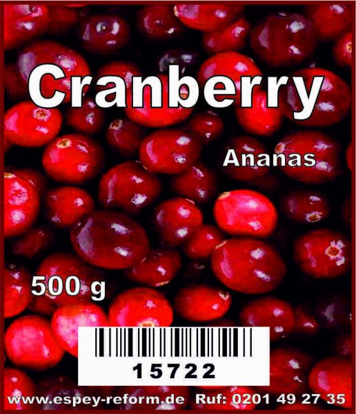 Cranberry Ananas 500 g